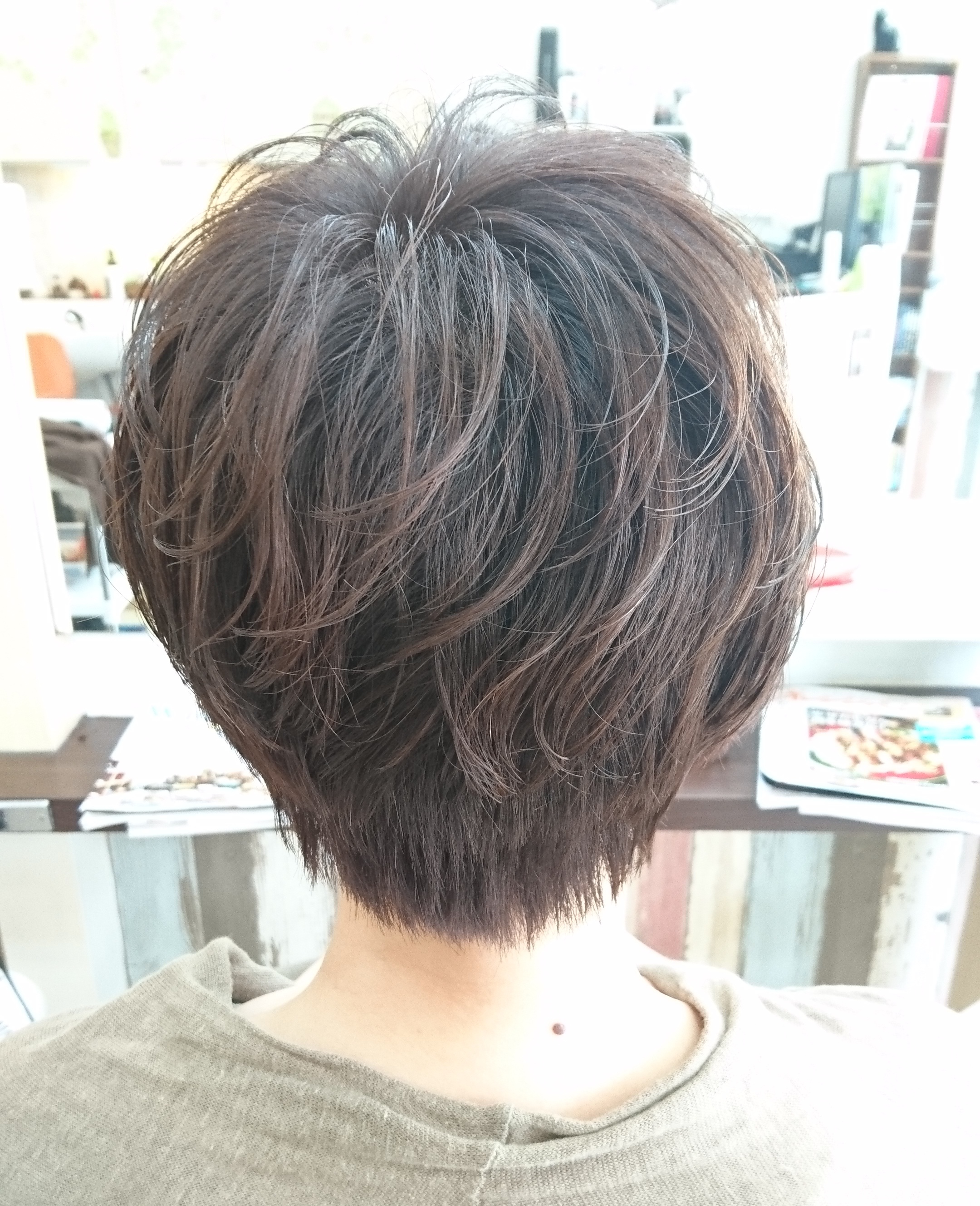 とれかけパーマで楽しむショート 広島 クセ毛美容師ニコのクセ毛とエイジングケア極めブログ
